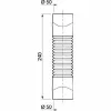 Raccord d'évacuation souple PVC Wirquin Magicoude ø50 mm à coller