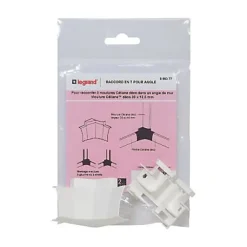 Raccord en T pour angle, pour moulure CELIANE Déco 30 x 12,5 mm Legrand
