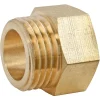 Raccord égal laiton Mâle Femelle 26/34 (1"), lot de 2