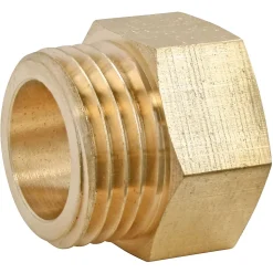 Raccord égal laiton Mâle Femelle 26/34 (1"), lot de 2