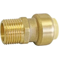 Raccord mâle à clipser pour tube cuivre ou PER Ø12 - Mâle 15/21 (1/2')