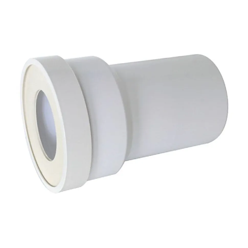Raccord - Pipe droite mâle - 100mm - Couleur blanche - Idéale pour installations sanitaires