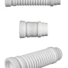 Raccord WC extensible MULTIDROIT - Extensibilité: 180-380mm - raccordement canalisation diam : 93 et 100 mm