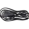 Rallonge de câble HO5VV-F 2x1mm² - 2m - noir - Zenitech