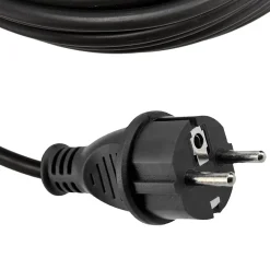 Rallonge de jardin noire Schuko 10 m 3x1,5 mm² IP44 HOROZ