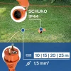 Rallonge de jardin orange Schuko 25 m 3x1,5 mm² IP44 HOROZ