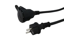 Rallonge électrique Diall H07RNF 3G1 5mm² avec clapet 20m noir