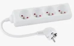 Rallonge électrique 1 prise 16A longueur 3 mètres