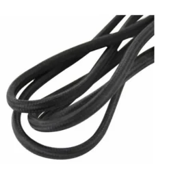 Rallonge électrique textile 1.5m - Noir - Chacon