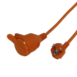 Rallonge orange Diall H05VVF 3G1 5mm² 20m avec clapet
