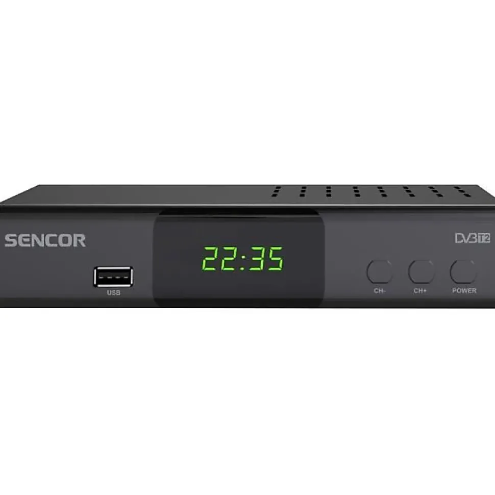 Récepteur TNT Sencor SDB 5007T noir HDMI SCART alimentation 100-240V