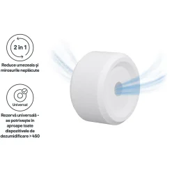 Recharge pour absorbeur d'humidité GoodHome 2 galets neutre 20m² 450g