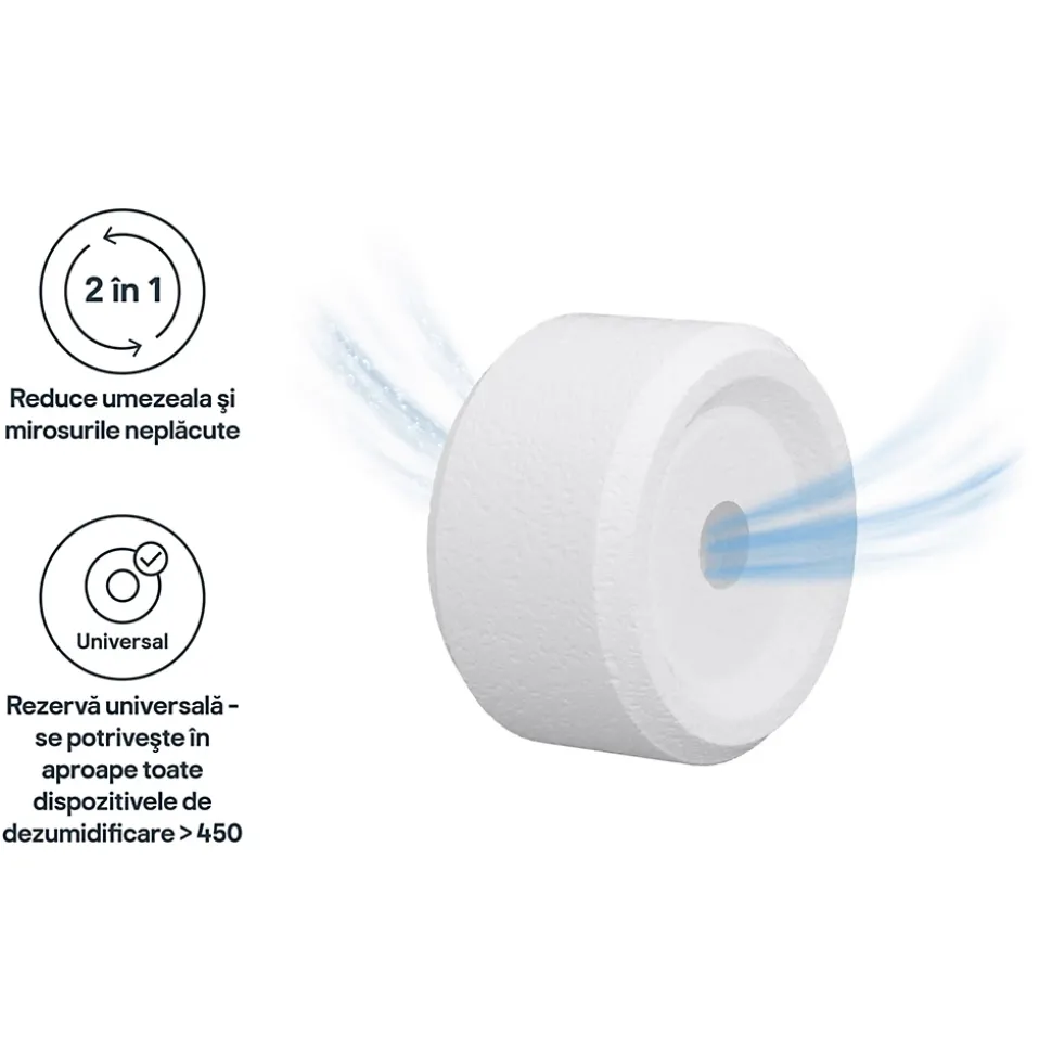 Recharge pour absorbeur d'humidité GoodHome 2 galets neutre 20m² 450g