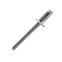 Rivet aveugle tête plate aluminium 4,0 x 10 mm, 15 pièces