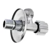 Robinet d'arrêt équerre sous-lavabo long, Mâle 12/17 - Tube cuivre Ø10 mm Somatherm for you