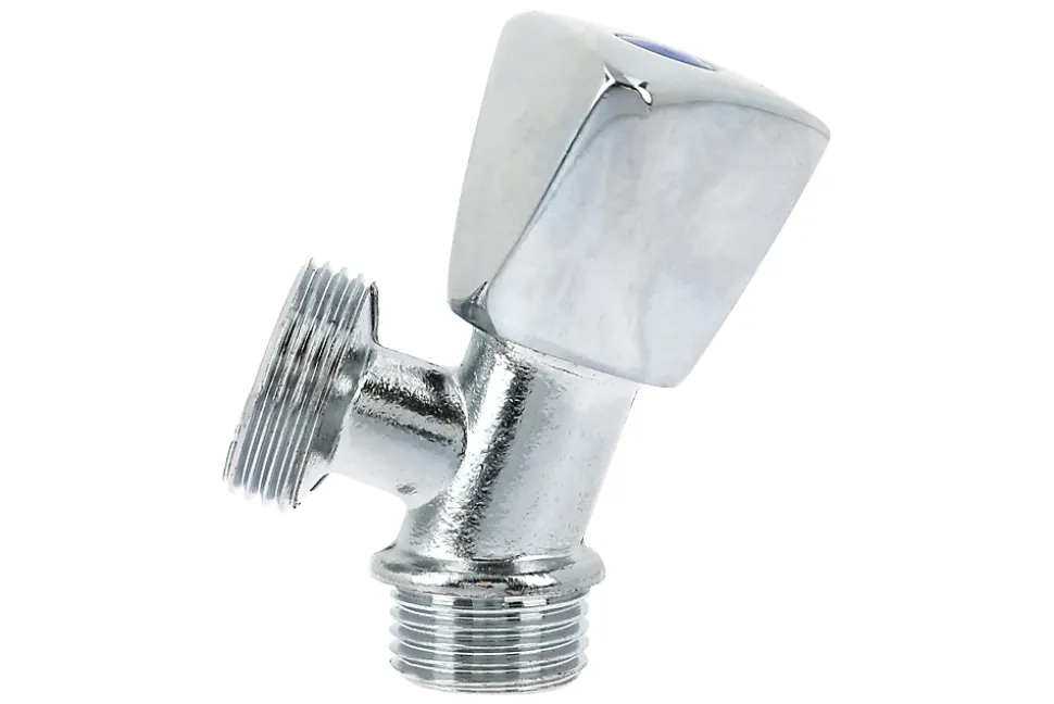 Robinet simple de machine à laver 1/2 3/4 Luxe tête laiton chromé - GARIS - B01-RMLZ