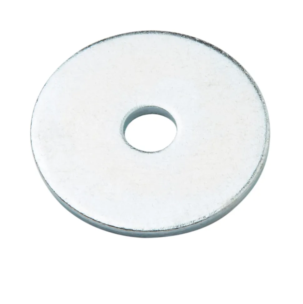 Rondelle plate en acier zingué ø5 mm - 10 pièces