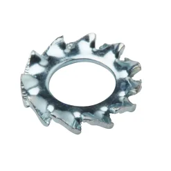 Rondelles dentelée en acier au carbone ø 4mm - 10 pièces