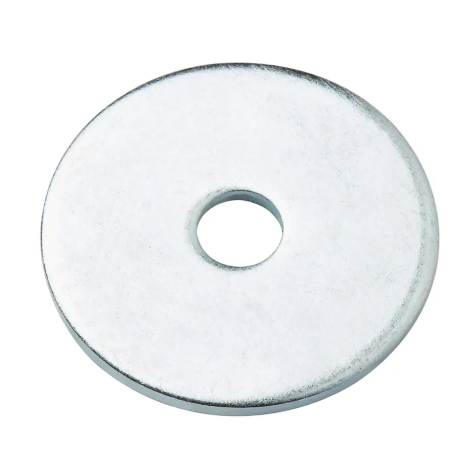 Rondelles plates larges de réparation en acier au carbone ø 10mm - 10 pièces