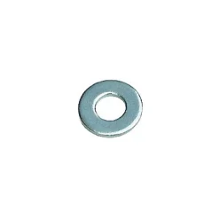 10 rondelles plates moyennes Diall acier zingué Ø7 mm