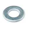 Rondelles plates moyennes en acier au carbone ø 4mm - 20 pièces