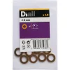 Rondelles plates étroites en laiton ø 8mm - 10 pièces