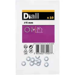 Rondelles ressorts en acier au carbone ø 4mm - 10 pièces