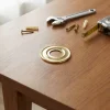 Rosace pour appliques laiton poli ø21 mm Diall