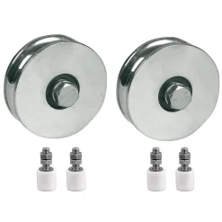 Roue à rainure en R de 100mm avec 2 BB x2 & 40x60 Gate guide X4