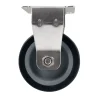 Roulette fixe grise ø7.5 cm, charge max 60 kg