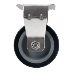 Roulette fixe grise ø7.5 cm, charge max 60 kg