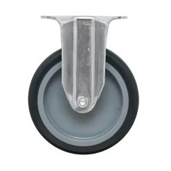 Roulette fixe à platine fixe ø 10 cm, charge max 70 kg