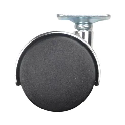 Roulette jumelée pivotante sans frein ø50 mm, plaque 38 x 38 mm, charge max 40 kg