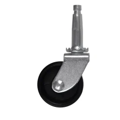 Roulette pivotante ø4.1 cm,15 kg Noir