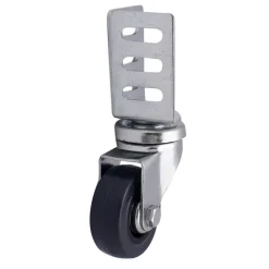 Roulette pivotante noire ø4.9 cm, charge max 35 kg