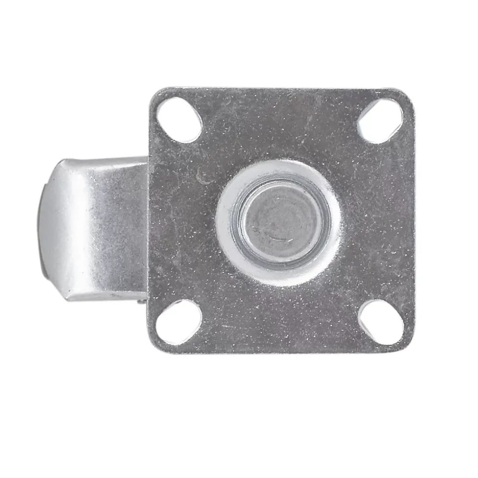 Roulette pivotante sans frein ø41 mm, plaque 42 x 42 mm, charge max 25kg