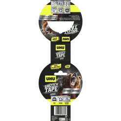 Ruban adhésif UHU Grizzly tape gris 25m