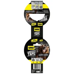 Ruban adhésif UHU Grizzly tape noir 25 m