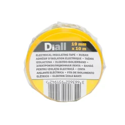 Ruban d'isolation électrique 19 mm x 10 m vert et jaune