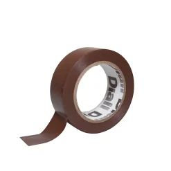Ruban d'isolation électrique 19 mm x 10 m marron
