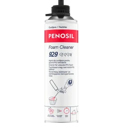 RUBSON Pack de 12 Mousses Expansives WhiteTeq Pistolable 750ml + 3 Nettoyants FoamCleaner 929 500ml Penosil + Pistolet