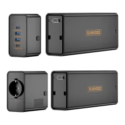 RUNHOOD Weekend Digital - Kit Nomade 648 Wh USB + AC 80 W