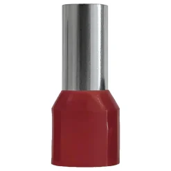 Sachet De 100 Embouts De Câblage Pour Fil Souple Section 35mm² - Rouge - Collerette Isolante