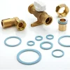 Sachet de 10 joints fibre bleu gaz conformes GRDF pour installation de plomberie chauffage de 3/8" (12x17) epaisseur 1,5 mm