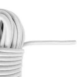 Sandow élastique Blanc 30 mètres - Qualité PRO TECPLAST 9SW - Tendeur pour bâche de diamètre 9 mm