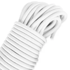 Sandow élastique Blanc 30 mètres - Qualité PRO TECPLAST 9SW - Tendeur pour bâche de diamètre 9 mm