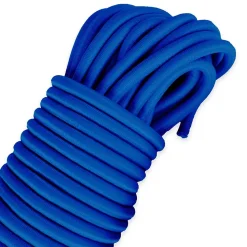 Sandow élastique Bleu 30 mètres - Qualité PRO TECPLAST 9SW - Tendeur pour bâche de diamètre 9 mm