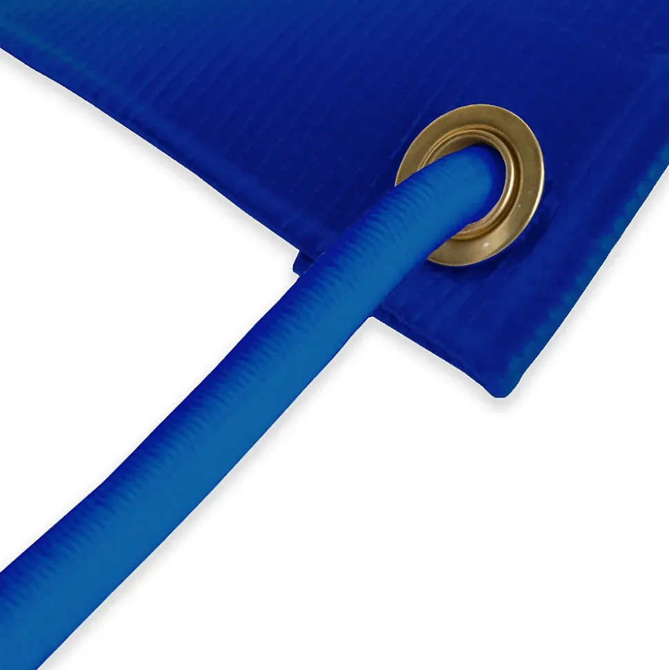 Sandow élastique Bleu 80 mètres - Qualité PRO TECPLAST 9SW - Tendeur pour bâche de diamètre 9 mm