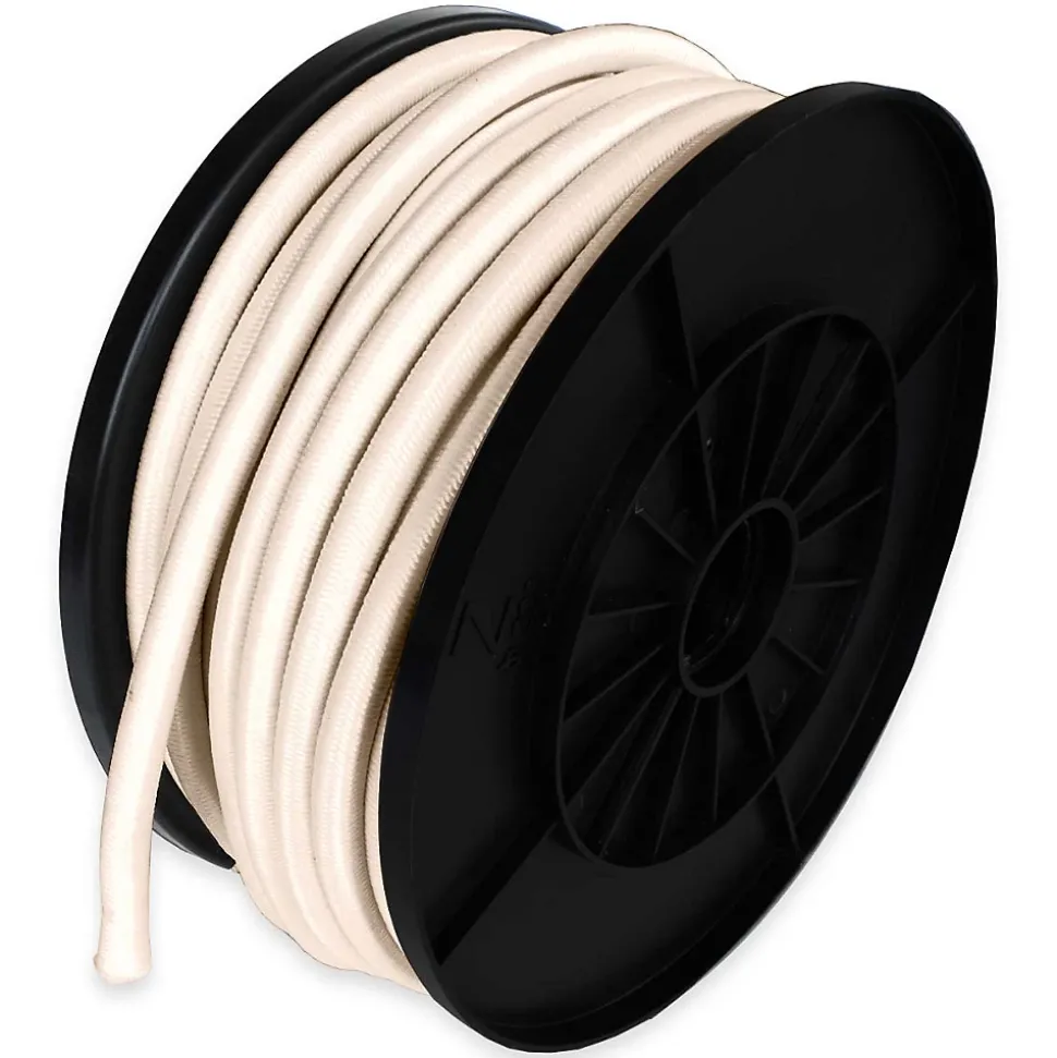 Sandow élastique Ivoire 30 mètres - Qualité PRO TECPLAST 9SW - Tendeur pour bâche de diamètre 9 mm