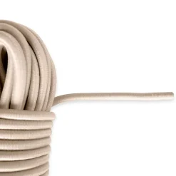 Sandow élastique Ivoire 50 mètres - Qualité PRO TECPLAST 9SW - Tendeur pour bâche de diamètre 9 mm